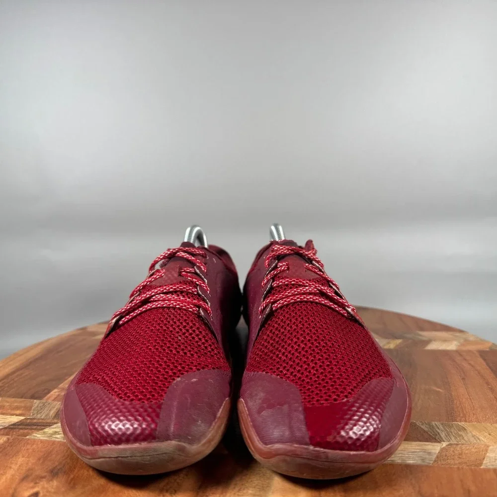 Vivobarefoot Stealth II Womens EU 36 Minimalist Running Shoes Burgundy Red Gum